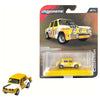 Miniatura MAJORETTE Renault R8 Gordini 1966 amarilla y blanca