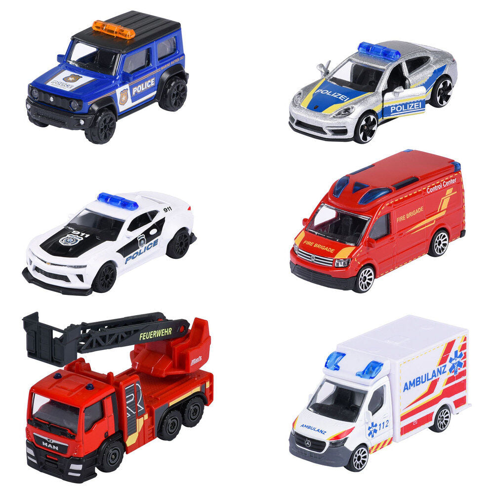 Coche MAJORETTE de emergencias en surtido con vehículo de bomberos - 2