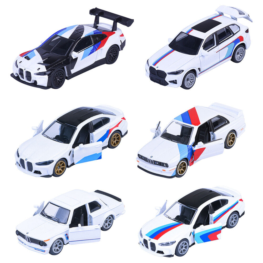 Coche BMW M3 Majorette blanco de metal - 2