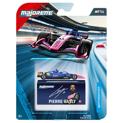 Coche F1 Alpine Motorsport Deluxe de Majorette en azul y rosa - 2