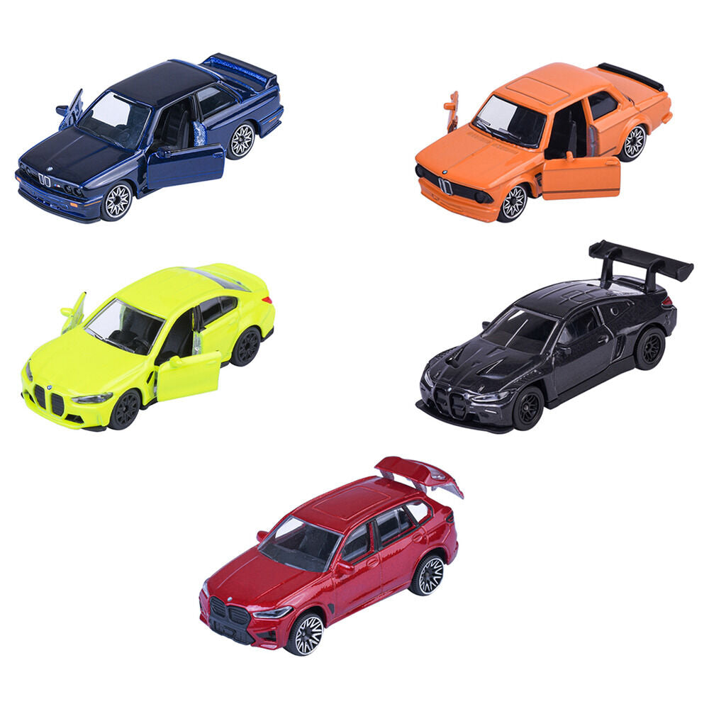 Set MAJORETTE BMW Edition con cinco coches BMW de colores variados - 2