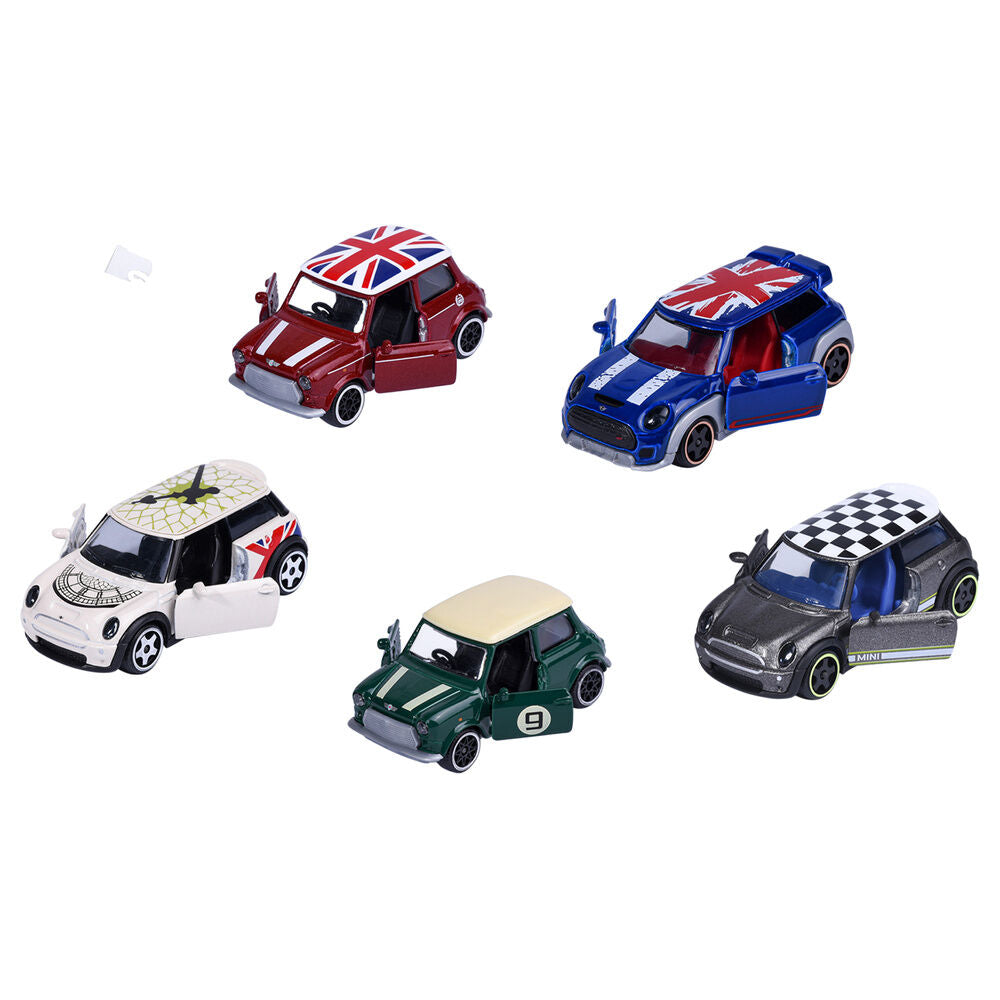 Set Majorette de 5 coches MINI Icons en varios colores - 2
