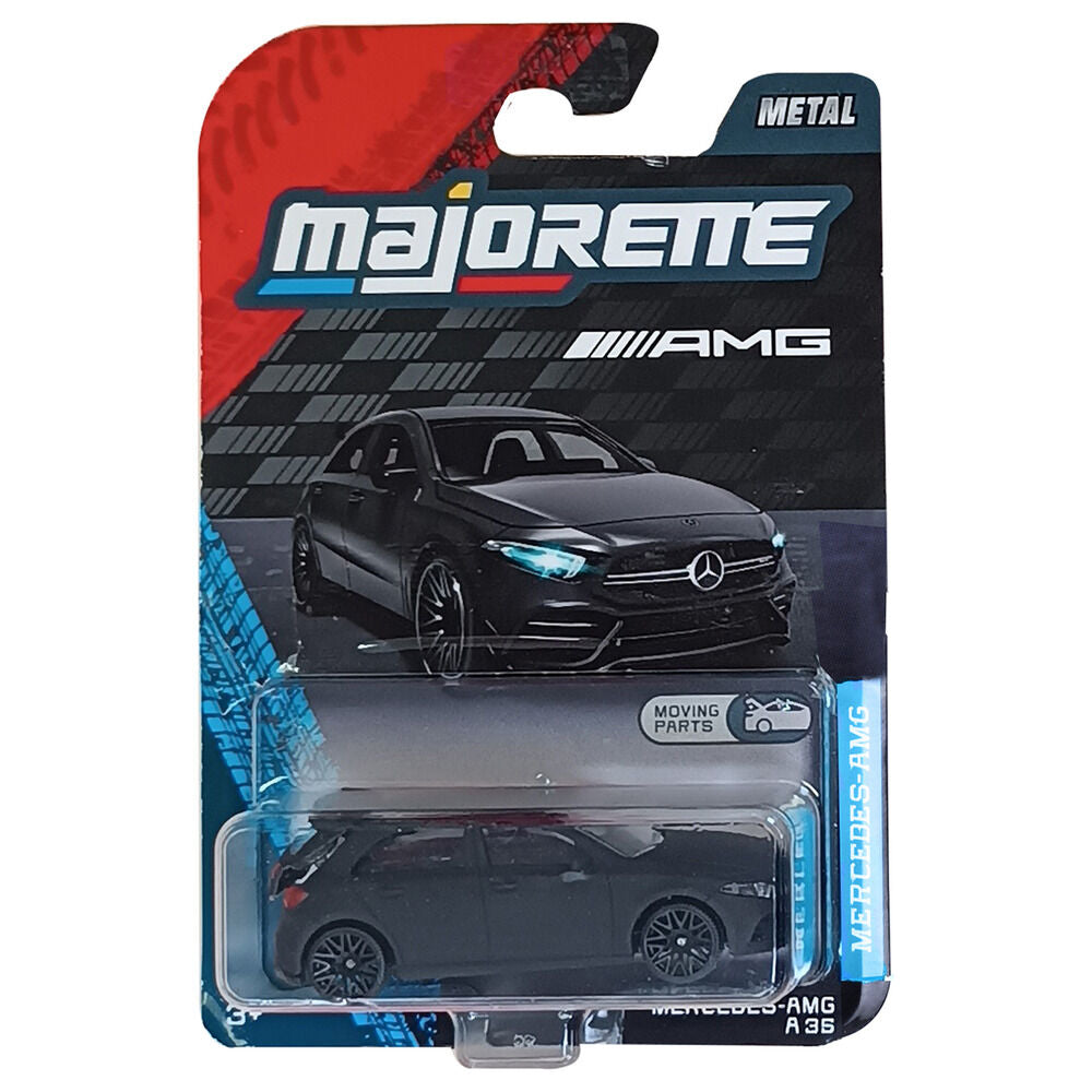 Coche miniatura Majorette Mercedes-AMG A35 negro en blíster - 3