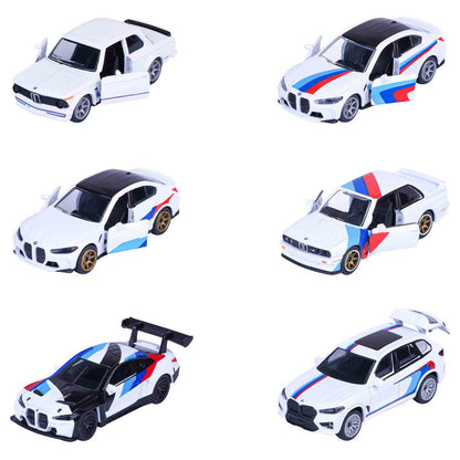 Coche BMW M3 Majorette blanco de metal - 3