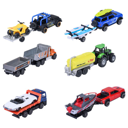 Surtido MAJORETTE City Trailer con vehículos y remolques - 3