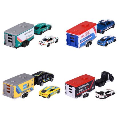 Trailer Deluxe MAJORETTE con tráiler y vehículos en miniatura - 3