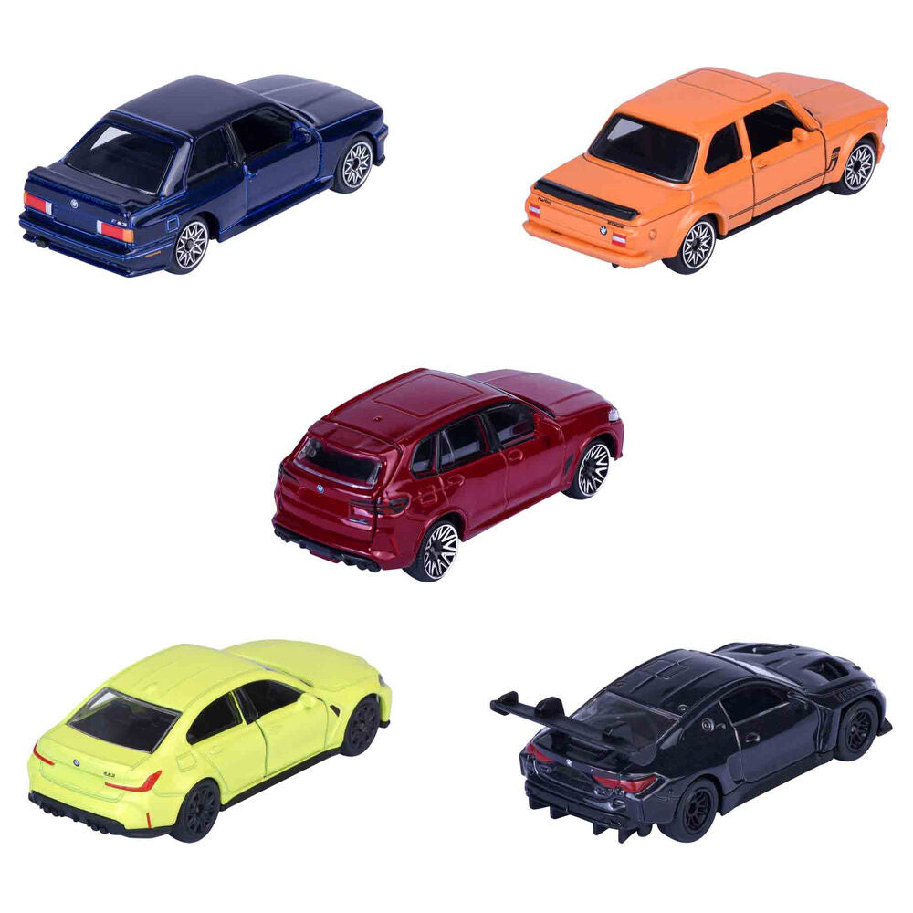 Set MAJORETTE BMW Edition con cinco coches BMW de colores variados - 3