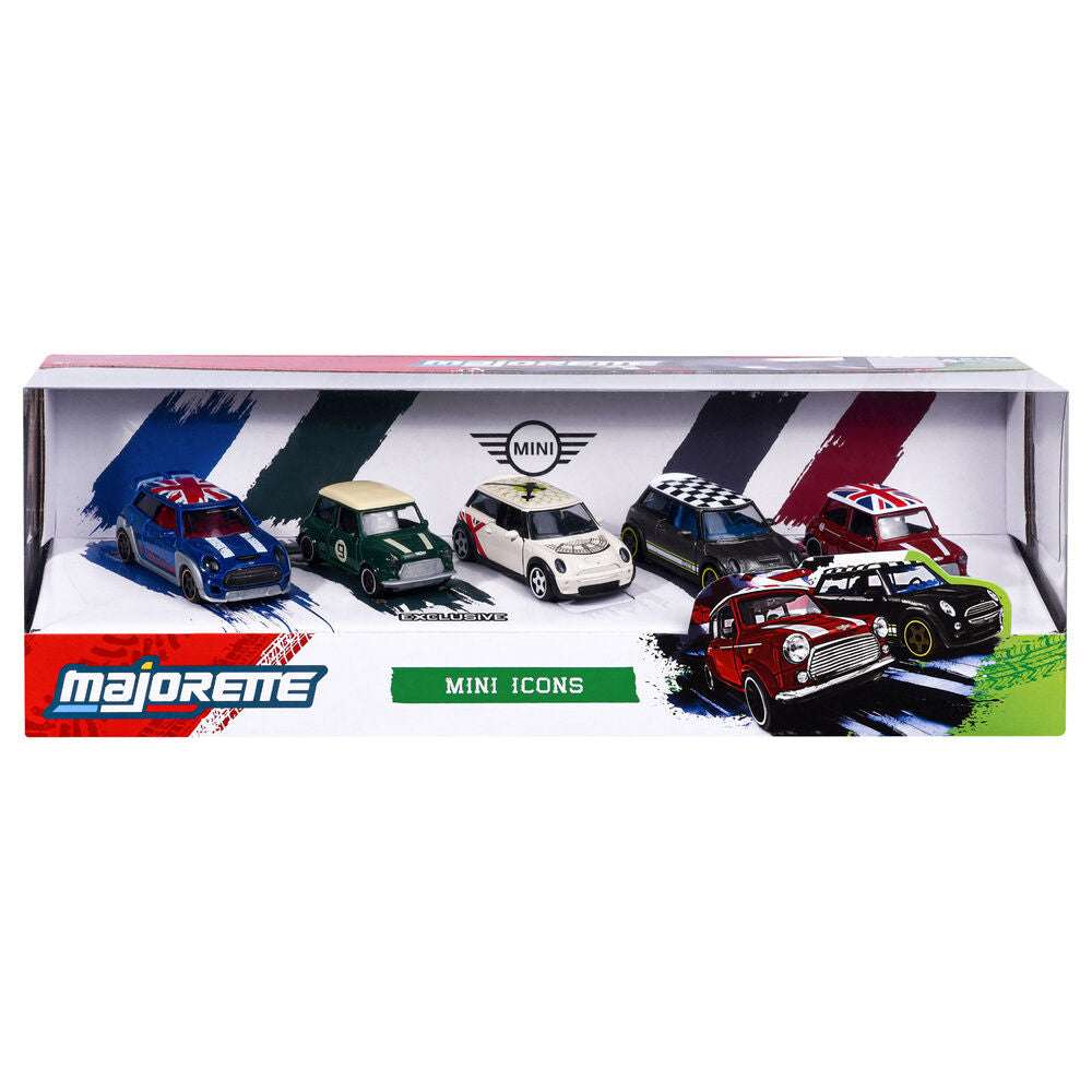 Set Majorette de 5 coches MINI Icons en varios colores - 3