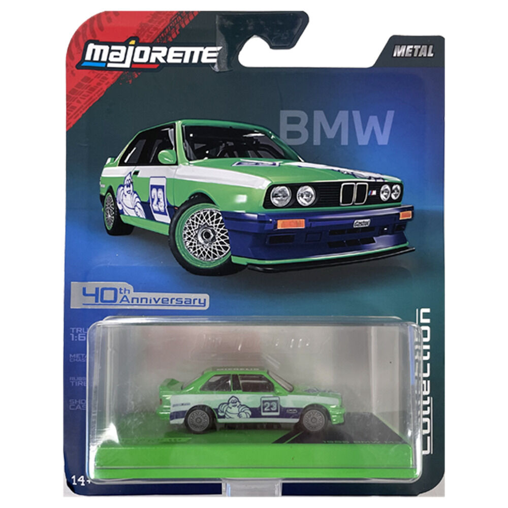 Miniatura Majorette BMW M de 1986 en verde a escala 1:64 - 2