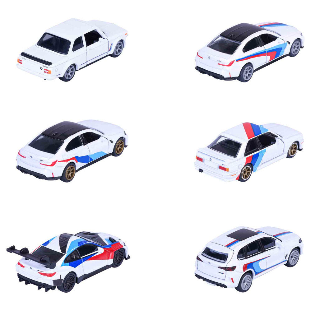 Coche BMW M3 Majorette blanco de metal - 4