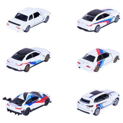 Coche BMW M3 Majorette blanco de metal - 4