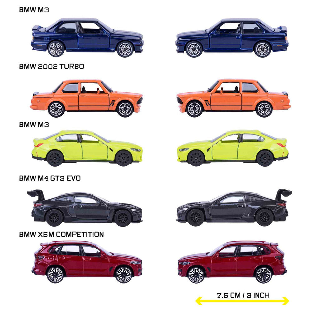 Set MAJORETTE BMW Edition con cinco coches BMW de colores variados - 4