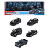Set MAJORETTE Black Edition con cinco coches negros