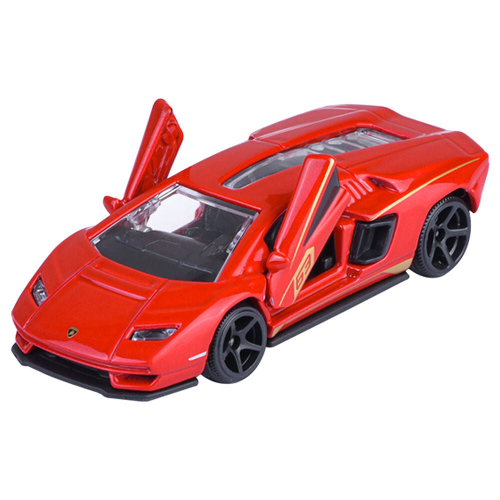 Set MAJORETTE de cinco coches Lamborghini de colores variados - 3