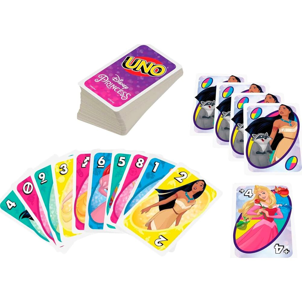 Juego de cartas UNO Disney Princess de Mattel - 5