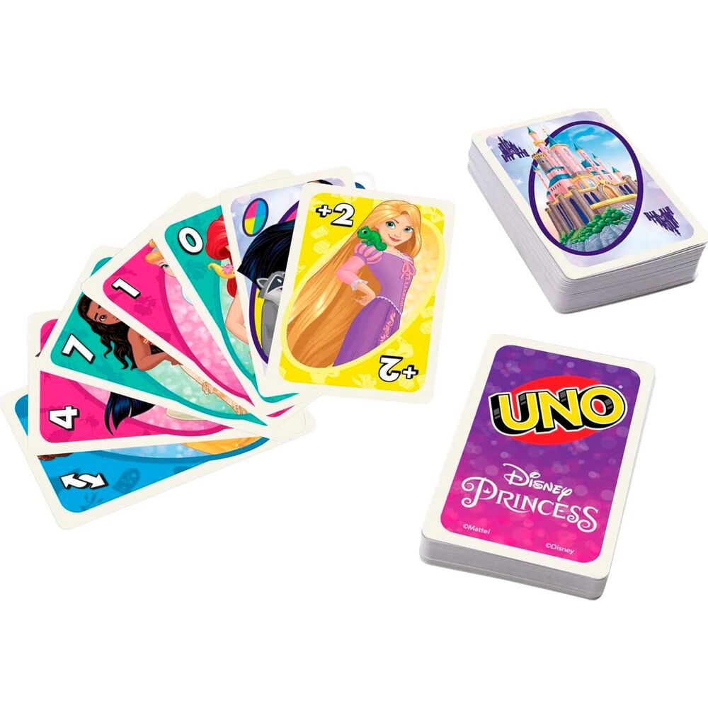 Juego de cartas UNO Disney Princess de Mattel - 6