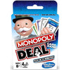 Juego de cartas Monopoly Deal con cartas de propiedades