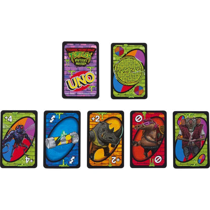 Juego de cartas UNO Las Tortugas Ninja de Mattel - 2
