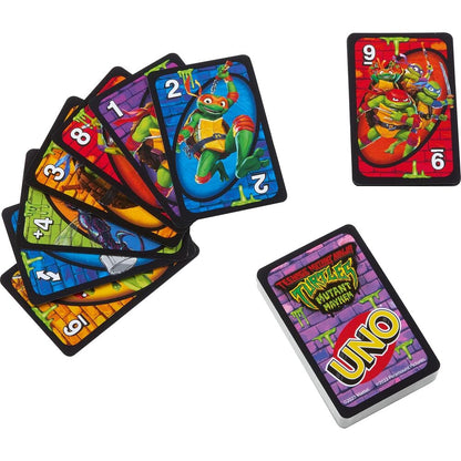 Juego de cartas UNO Las Tortugas Ninja de Mattel - 5