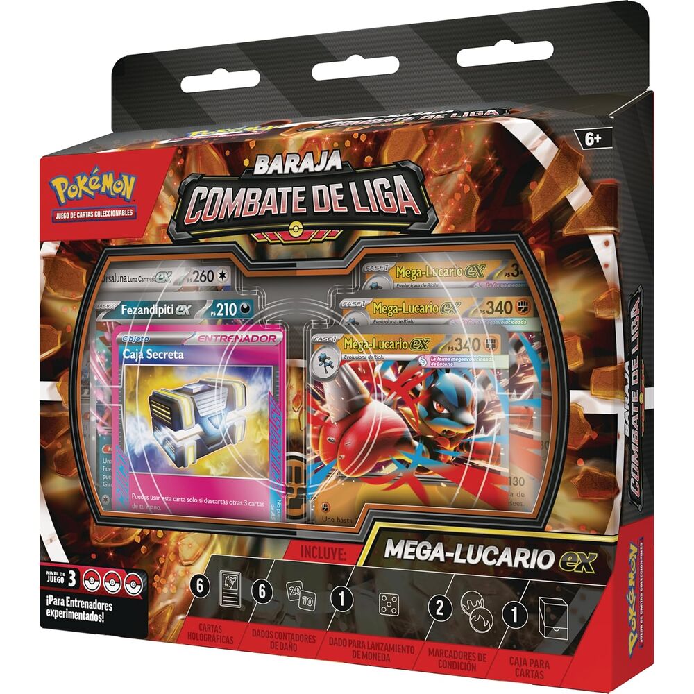 Baraja Combate de Liga de Mega-Lucario ex de Pokémon JCC - 4