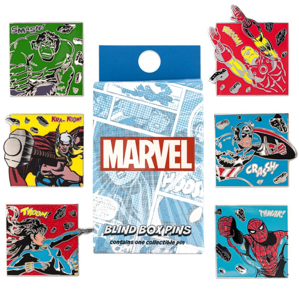 Blind box con pin esmaltado Marvel Classic Avengers de Loungefly