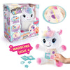 Peluche de unicornio Magic Light con melena multicolor y accesorios para decorar