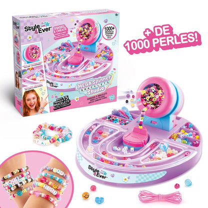Creador de pulseras giratorio Style 4Ever con abalorios y base organizadora