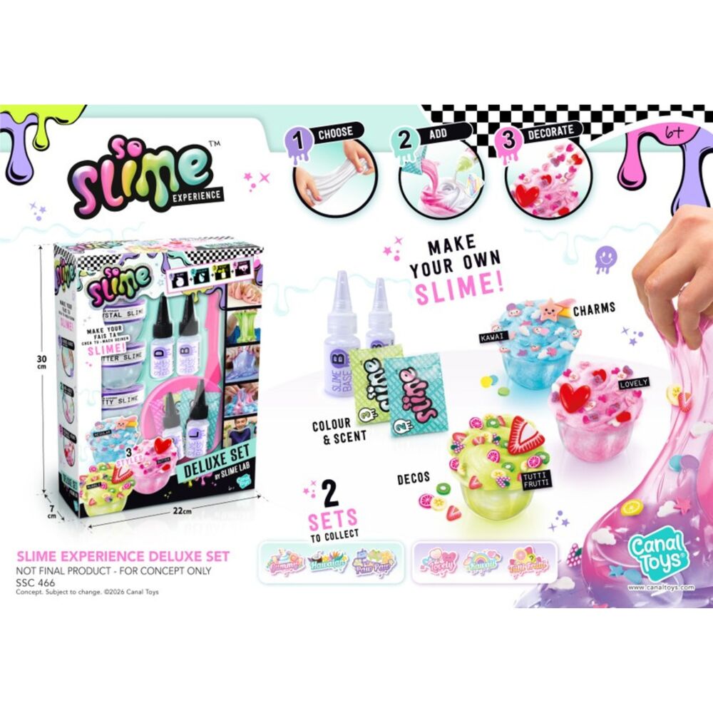 Set Deluxe So Slime Experience de CANAL TOYS para crear y decorar slime