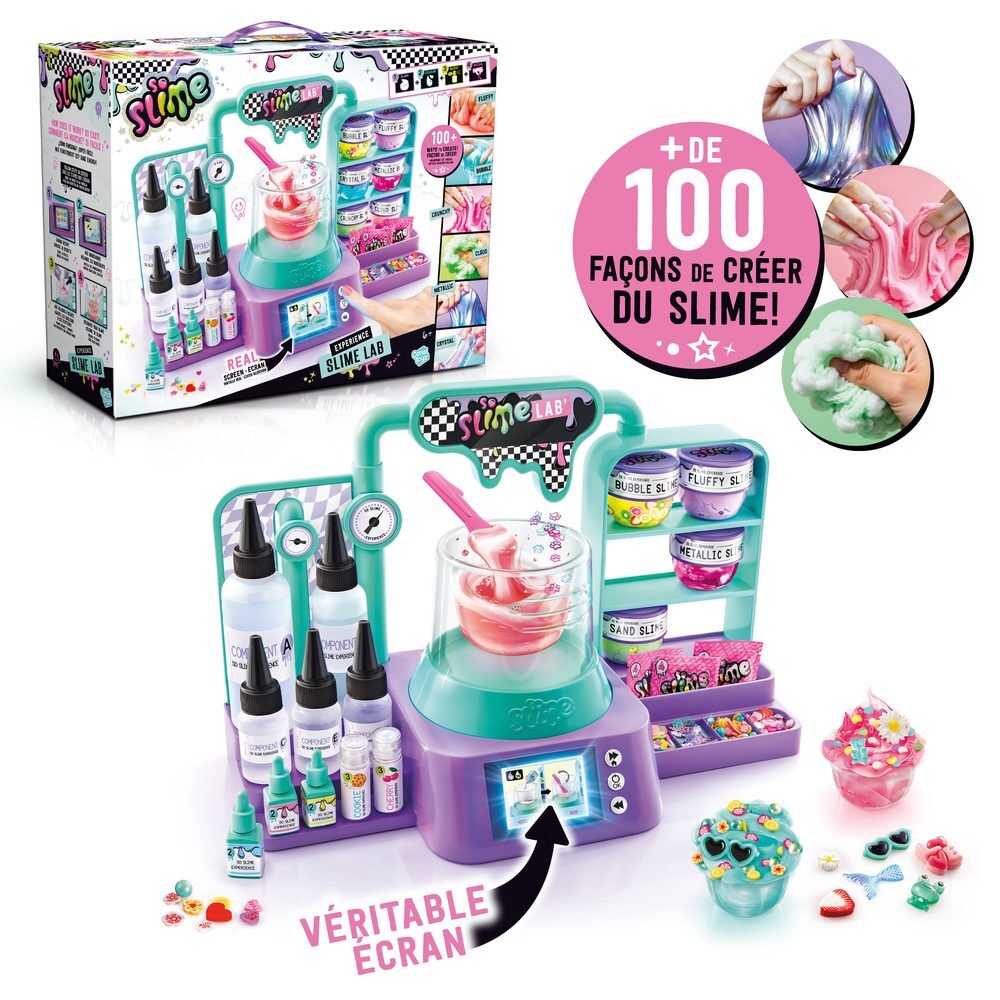 Laboratorio Slime Experience de Canal Toys con fábrica, tarros y accesorios para slime
