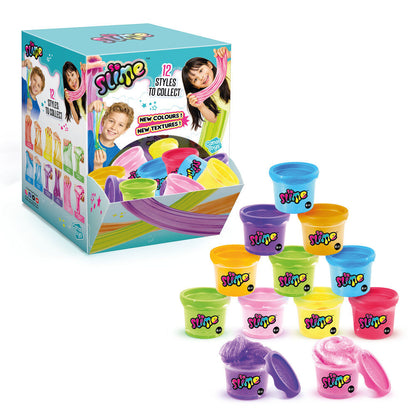 Botes de slime CANAL TOYS de colores y distintas texturas