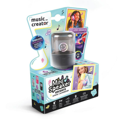 Mini altavoz inalámbrico Music Creator personalizable con iluminación LED - 2