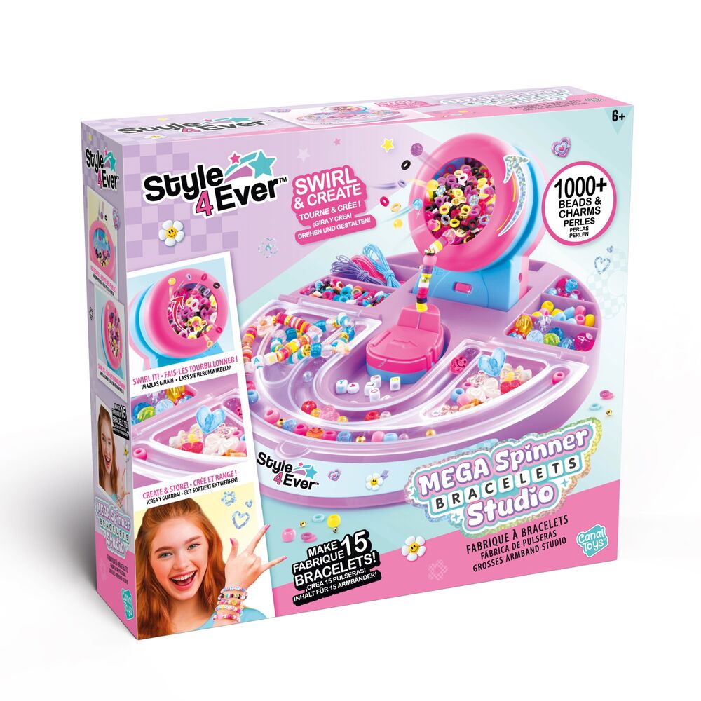 Creador de pulseras giratorio Style 4Ever con abalorios y base organizadora - 2