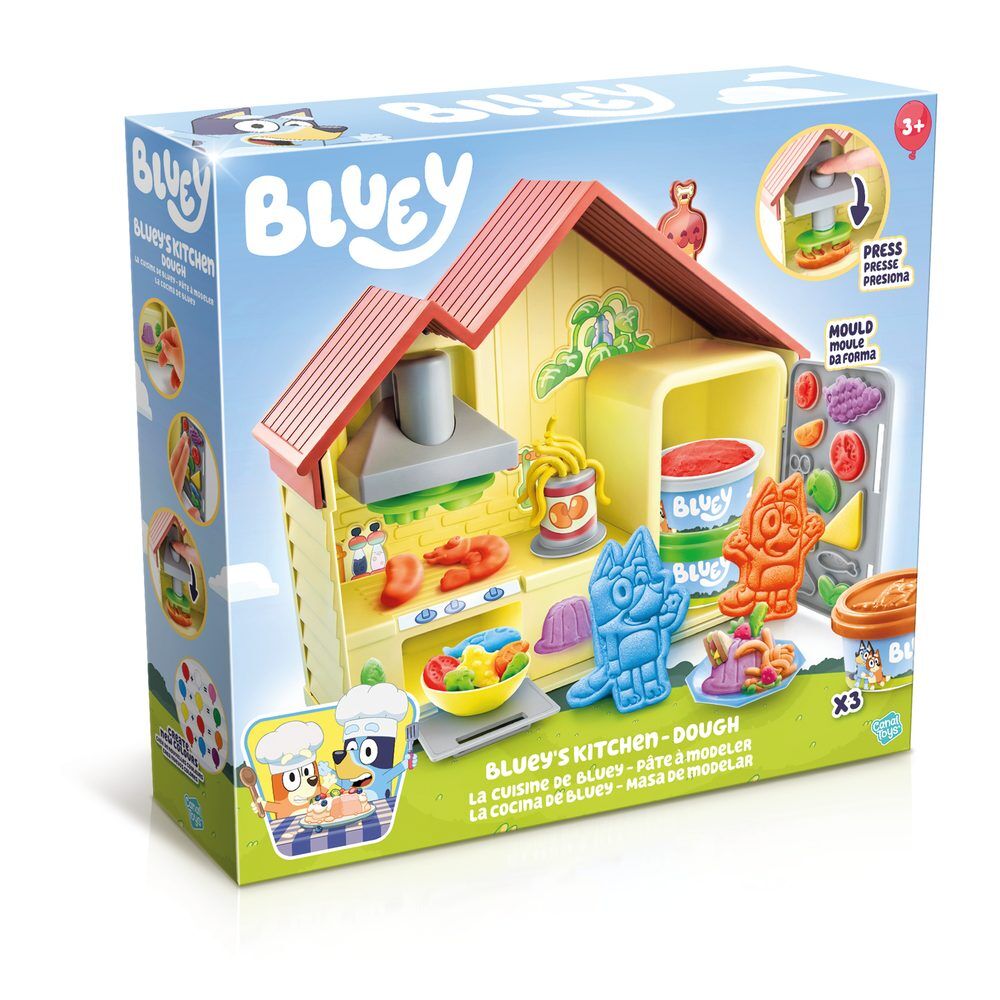 Cocina de juguete Bluey con masa, moldes y utensilios - 2