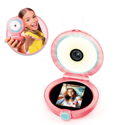 Cámara Beauty Photo Creator rosa de CANAL TOYS con doble objetivo y pantalla táctil - 3