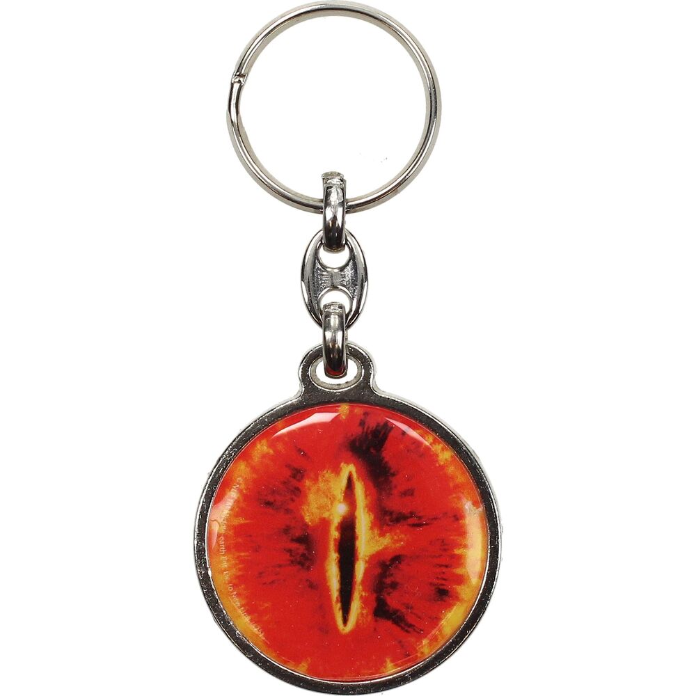 Llavero circular del Ojo de Sauron de El Señor de los Anillos