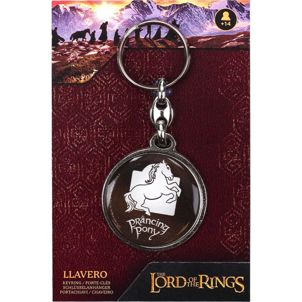 Llavero Prancing Pony de El Señor de los Anillos con caballo blanco - 2