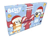 Calendario de Adviento Bluey con 24 ventanas y diseño navideño