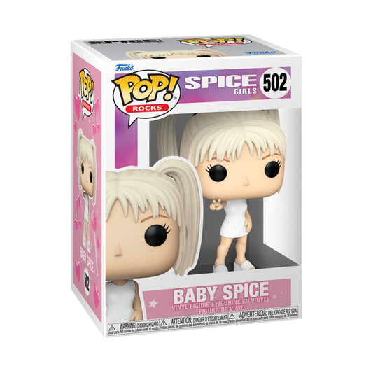 Figura Funko POP! de Baby Spice con vestido blanco y coletas rubias - 2