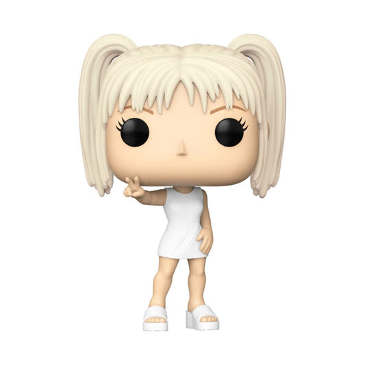 Figura Funko POP! de Baby Spice con vestido blanco y coletas rubias