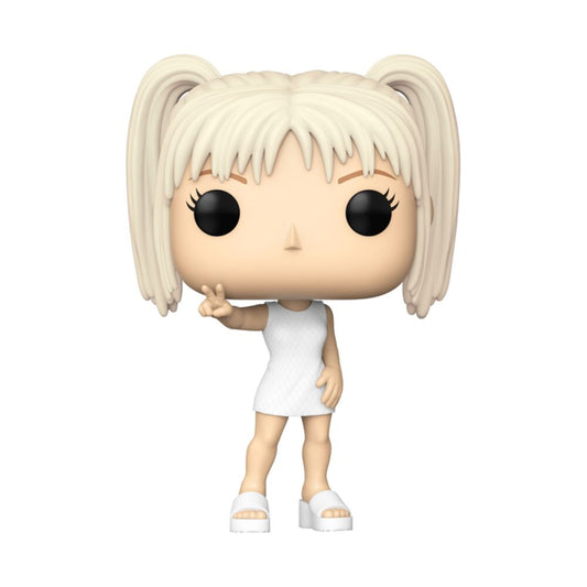 Figura Funko POP! de Baby Spice con vestido blanco y coletas rubias