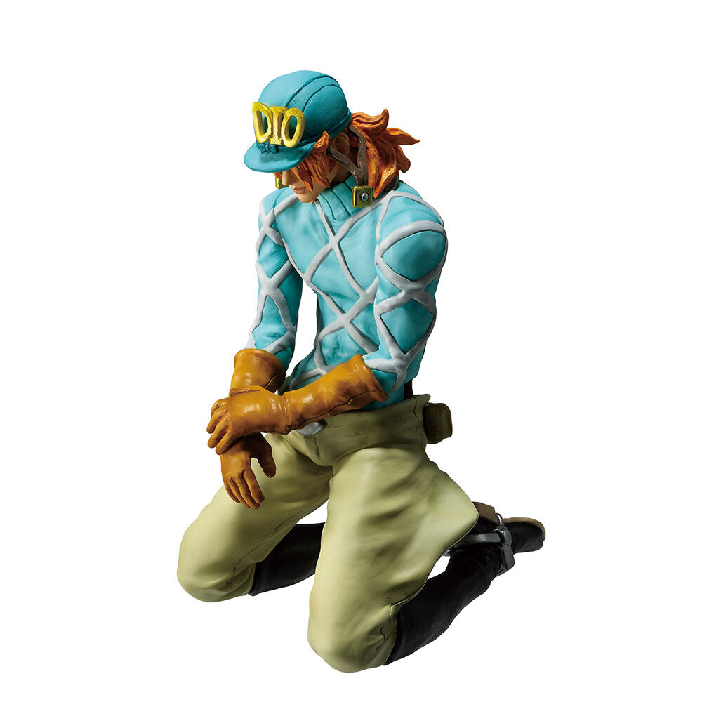 Figura Ichibansho de Diego Brando arrodillado con gorra turquesa - 3