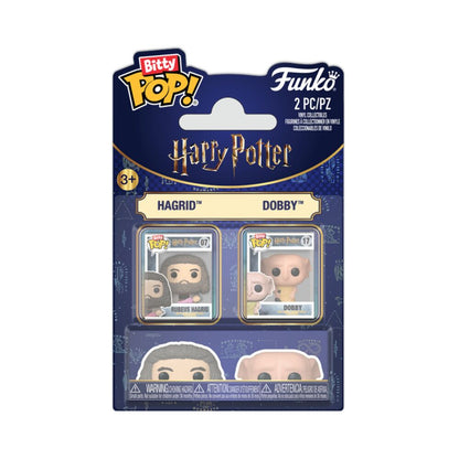 Blister Funko Bitty POP! con figuras de Hagrid y Dobby