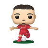 Figura Funko POP! de Florian Wirtz con la equipación roja del Liverpool y un balón