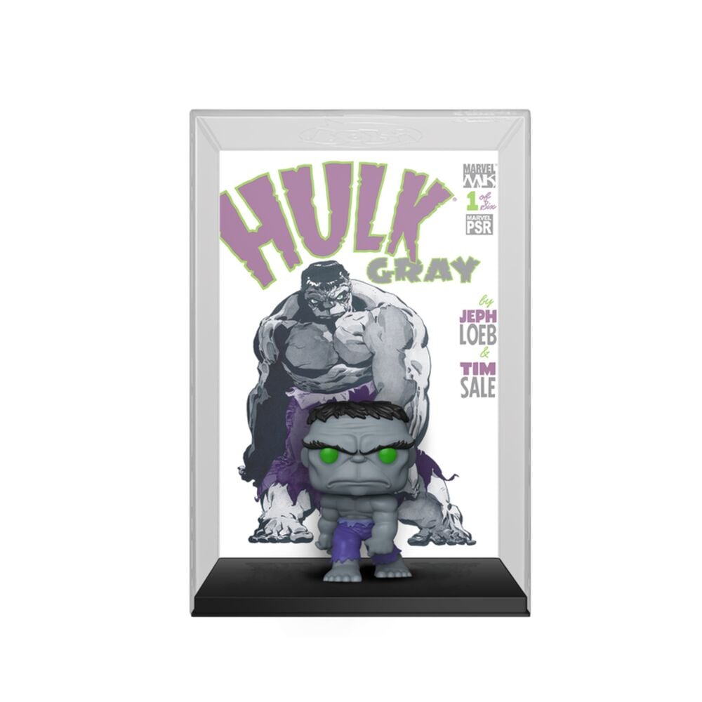 Figura Funko POP! Comic Covers Gray Hulk nº 80 en caja Marvel - 2