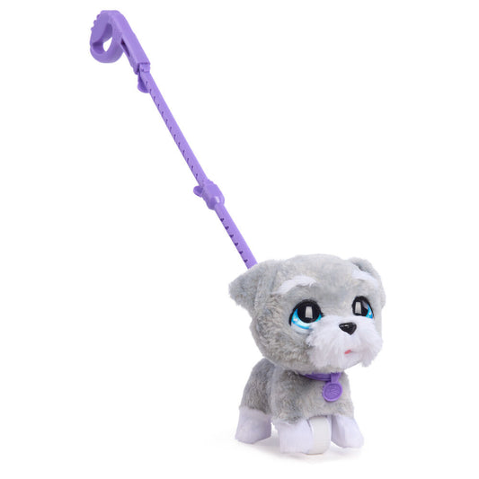 Peluche interactivo FurReal Walk-a-Lots con diseño de Schnauzer gris - 2