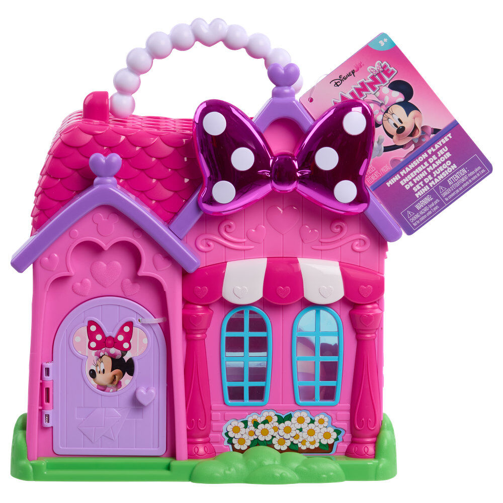 Playset Mini Mansion Minnie Disney abierto con figura y accesorios - 2