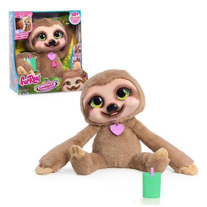 Peluche interactivo FurReal Snuggles con accesorio de zumo - 2
