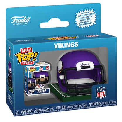 Figura Funko Bitty POP! Sports NFL con casco de fútbol americano - 24