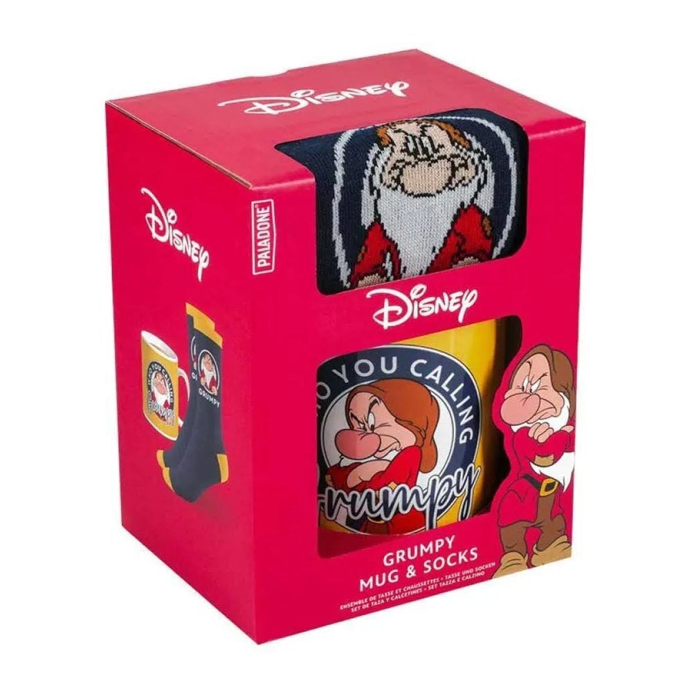 Set Disney de taza y calcetines de Gruñón