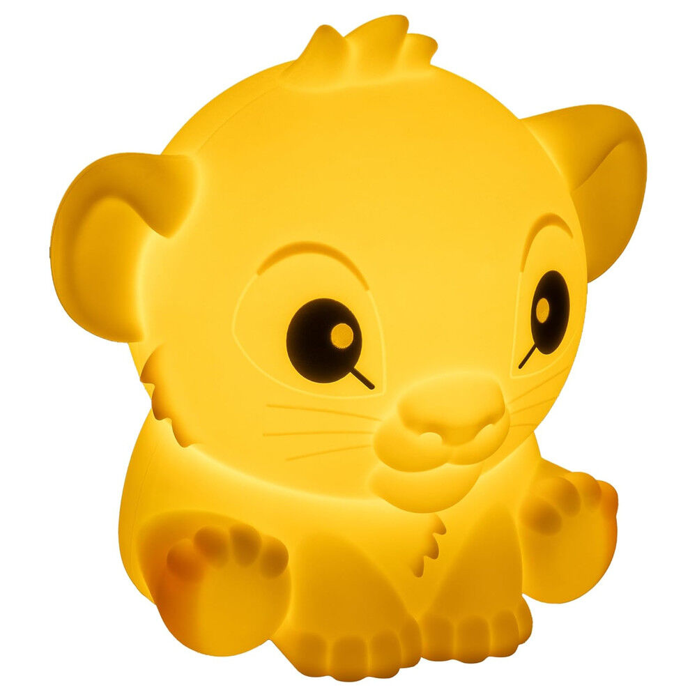 Lámpara de silicona recargable con forma de Simba de El Rey León - 2